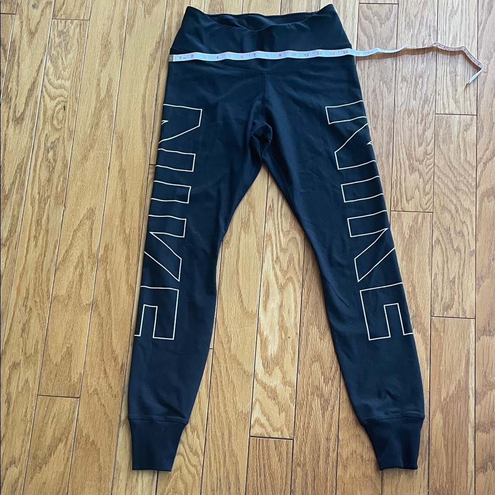 Nike Women Small Black Leggings with Bold Logo